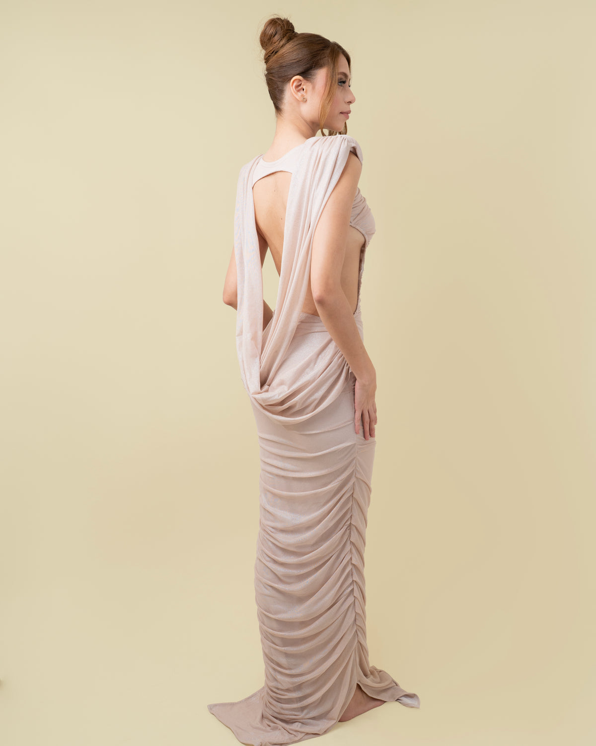 VELARÍA MAXI DRESS - NUDE