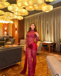MALKA SET - BURGUNDY