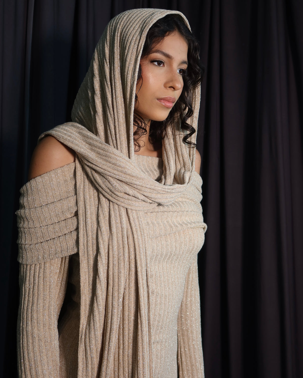 HANNAH DRESS - BEIGE