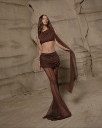EVANIA SET - DARK BROWN