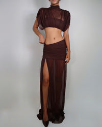 ANASTACIA SET - DARK BROWN