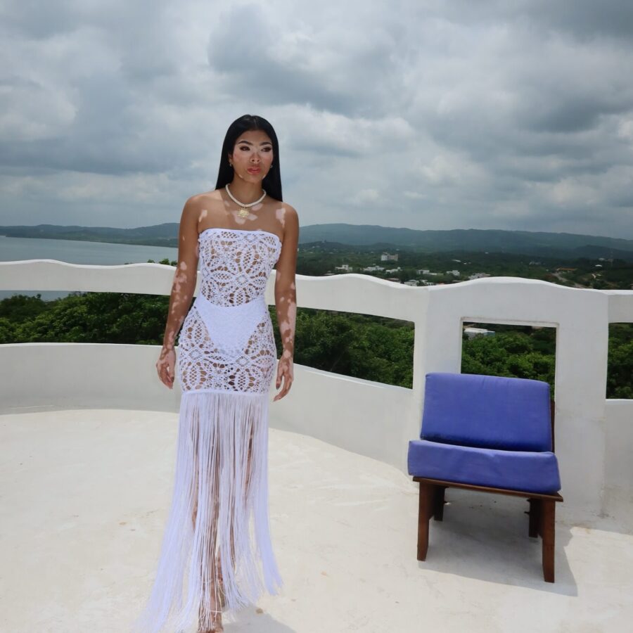 ABYSS DRESS - BLANCO