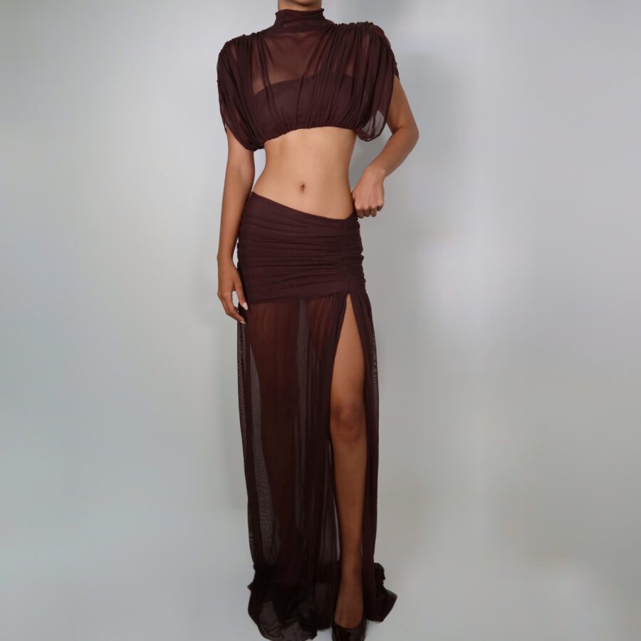 ANASTACIA SET - BROWN CHOCOLATE